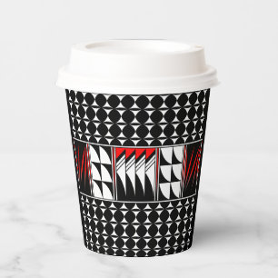 Southwest Feather Blessings in Red Paper Cups