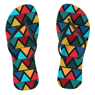 Southwest Feathers Flip Flops