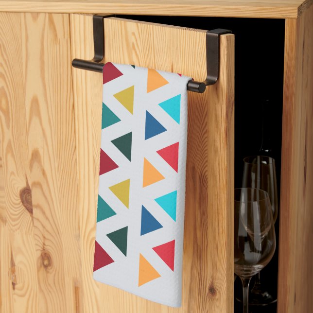Southwest Feathers Kitchen Towel (Thirds Fold)
