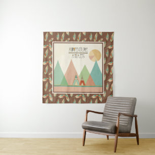 Southwest Geo III   Adventure Awaits Tapestry