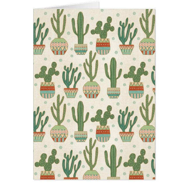 Southwest Geo Step | Cactus Pattern (Front)