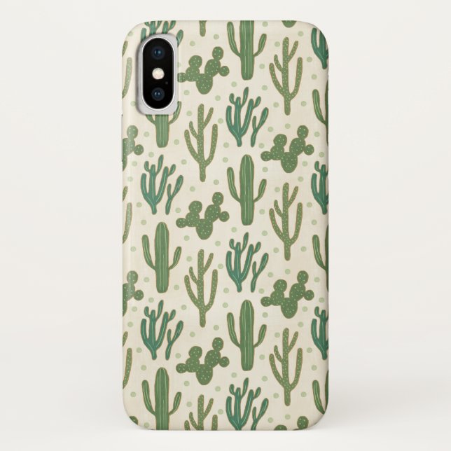 Southwest Geo Step | Desert Cactus Pattern Case-Mate iPhone Case (Back)