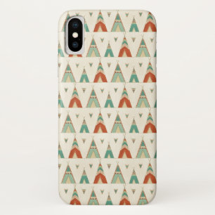 Southwest Geo Step   Geometric Teepee Pattern iPhone X Case