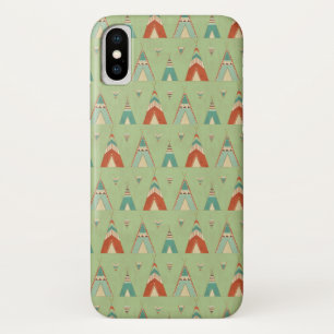 Southwest Geo Step   Green Teepee Pattern Case-Mate iPhone Case