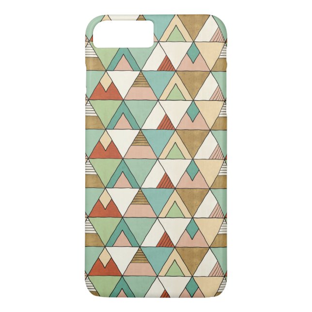 Southwest Geo Step | Hand Drawn Tribal Pattern Case-Mate iPhone Case (Back)