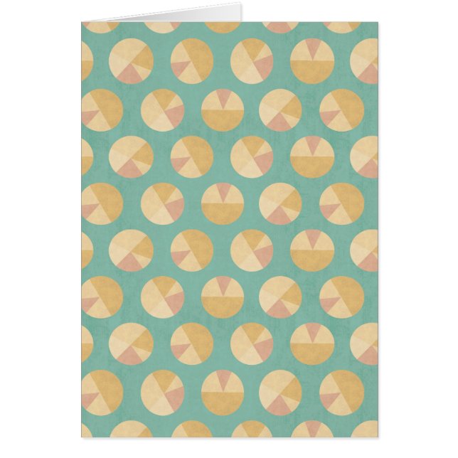 Southwest Geo Step | Orange & Green Circle Pattern (Front)