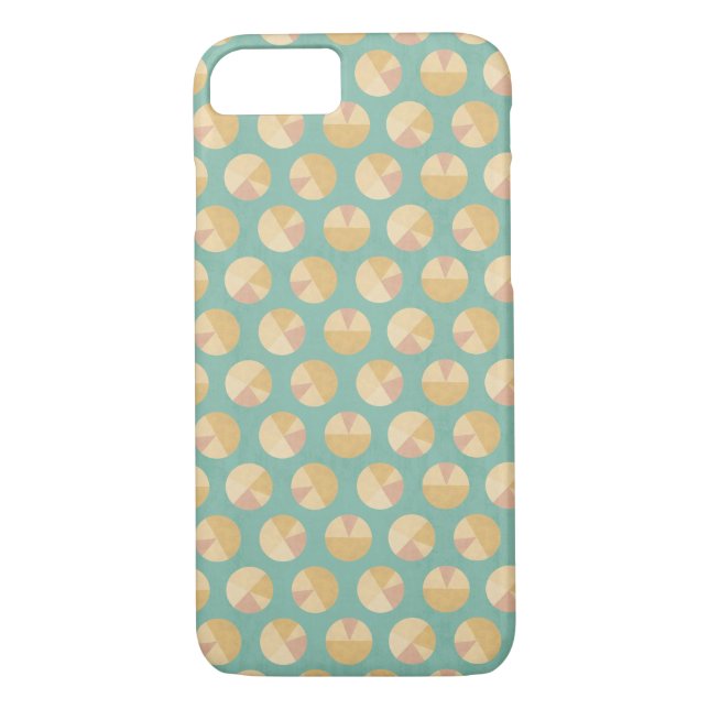 Southwest Geo Step | Orange & Green Circle Pattern Case-Mate iPhone Case (Back)