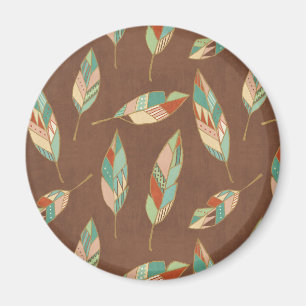 Southwest Geo Step   Southwest Feather Pattern Magnet