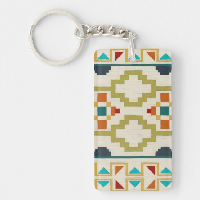 Southwest Geometry I Keychain (Front)