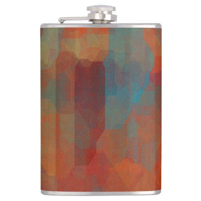 Southwest Illusion Hip Flask (Front)