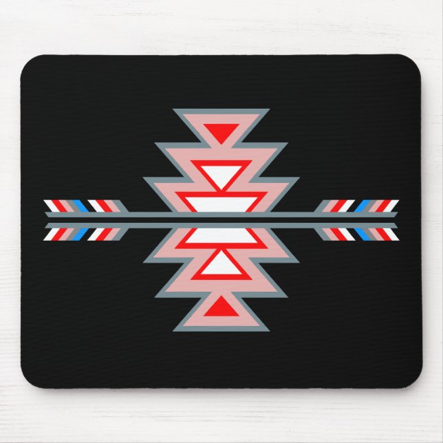 Southwest Indian Design Mouse Pad (Front)