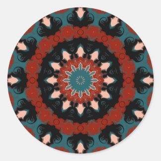 Southwest Kaleidoscope Classic Round Sticker