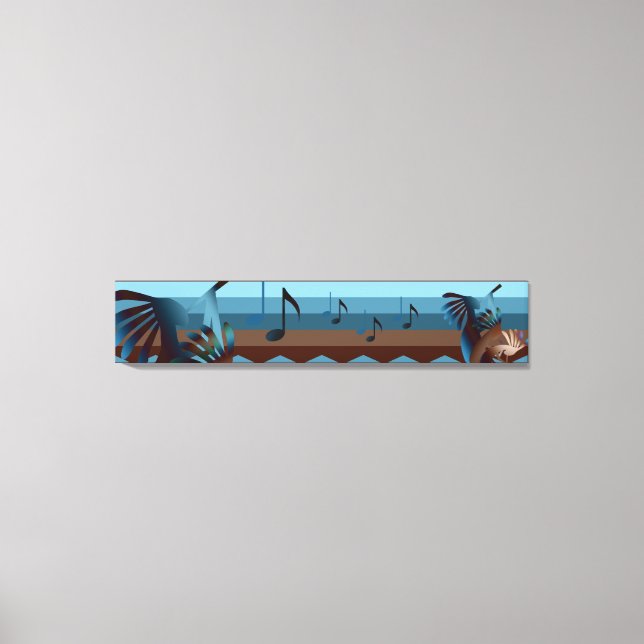 Southwest Kokopelli 50x10 Canvas Print (Front)