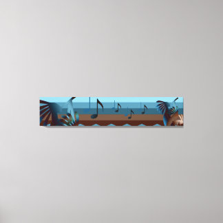 Southwest Kokopelli 50x10 Canvas Print
