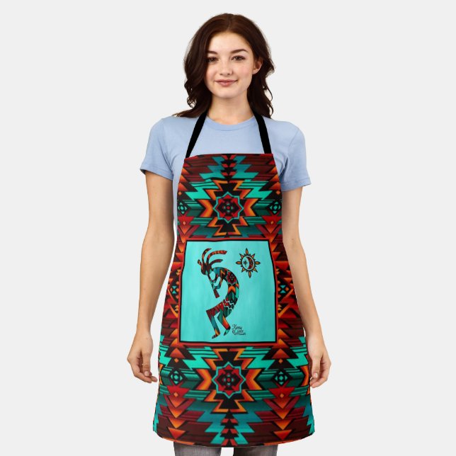 Southwest Kokopelli Apron (Worn)