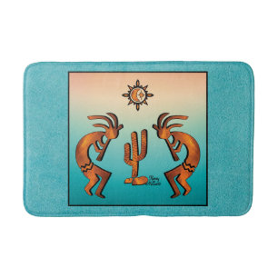 Southwest Kokopelli  Bath Mat