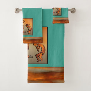 Southwest Kokopelli Bath Towel Set
