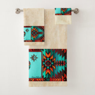 Southwest Kokopelli Bath Towel Set