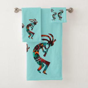 Southwest Kokopelli  Bath Towel Set