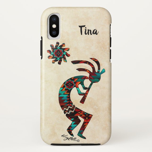 Southwest Kokopelli Case-Mate iPhone Case (Back)