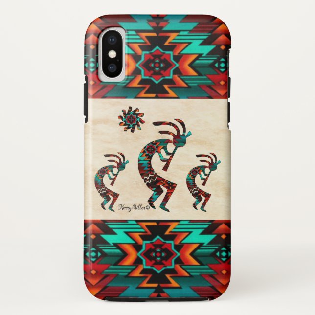 Southwest Kokopelli Case-Mate iPhone Case (Back)