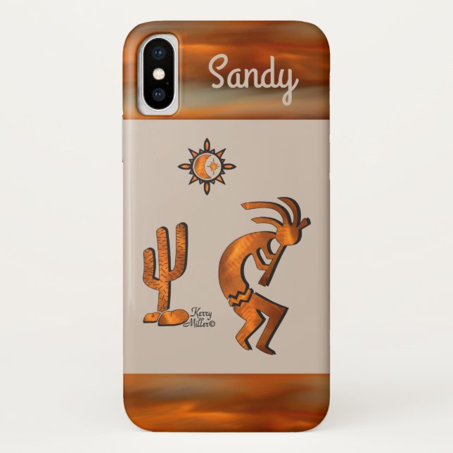 Southwest Kokopelli Case-Mate iPhone Case (Back)