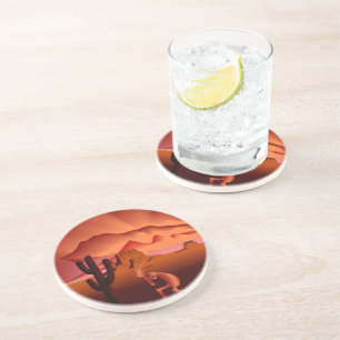 Southwest Kokopelli Coaster