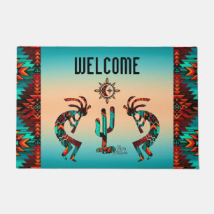 Southwest Kokopelli Doormat