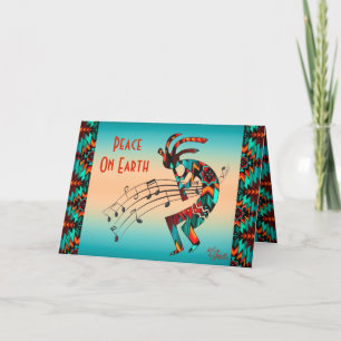 Southwest Kokopelli Holiday Card