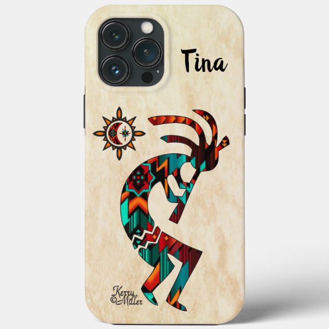 Southwest Kokopelli iPhone Case (Back)