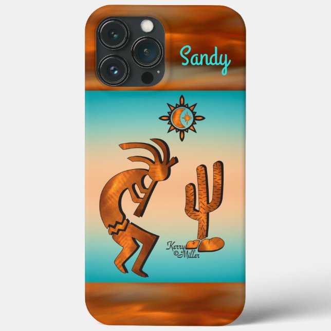 Southwest Kokopelli iPhone Case (Back)