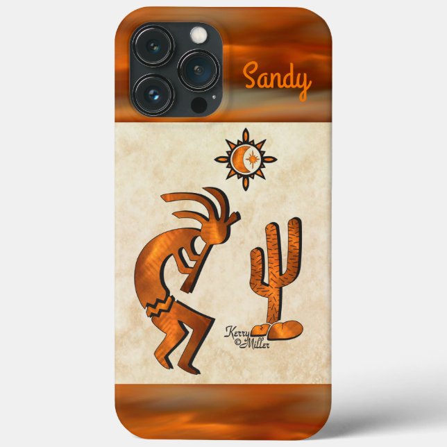 Southwest Kokopelli iPhone Case (Back)