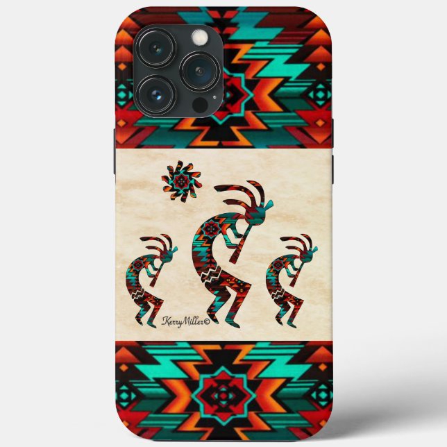 Southwest Kokopelli iPhone Case (Back)