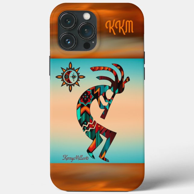 Southwest Kokopelli iPhone Case (Back)