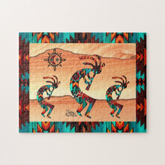 Southwest Kokopelli  Jigsaw Puzzle (Horizontal)