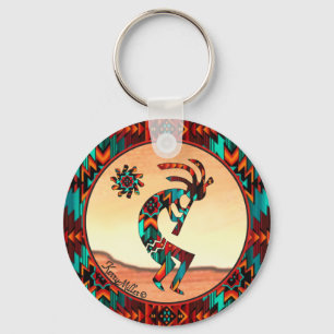 Southwest Kokopelli Keychain