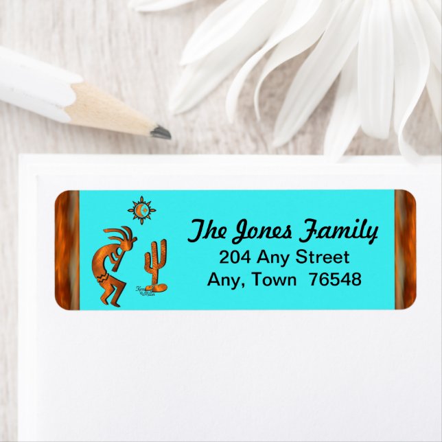 Southwest Kokopelli Label (Insitu)