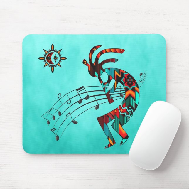 Southwest Kokopelli Mouse Pad (With Mouse)