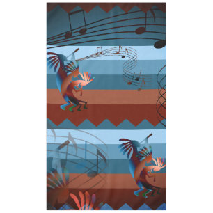 Southwest Kokopelli Music 2 L Tablecloth