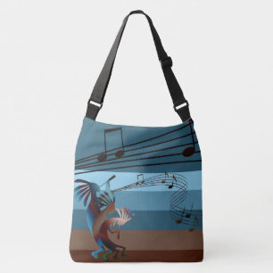 Southwest Kokopelli Music A-O-P Cross Body Crossbody Bag