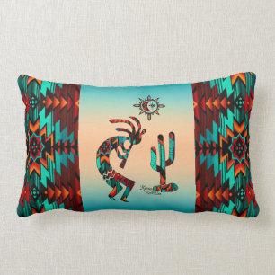 Southwest Kokopelli Throw Pillow