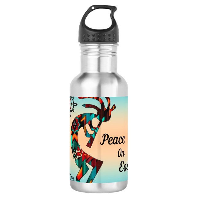 Southwest Kokopelli Water Bottle (Front)