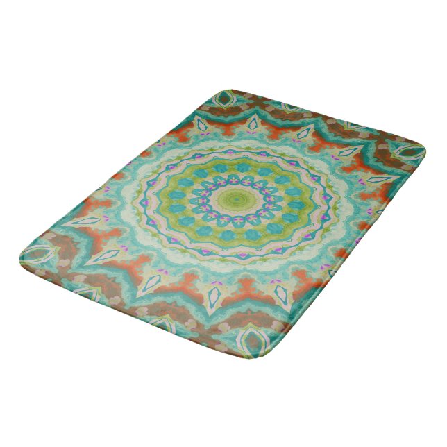 Southwest Mandala 2 Bath Mat (Angled)