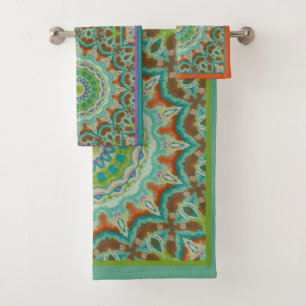 Southwest Mandala 2 Bath Towel Set