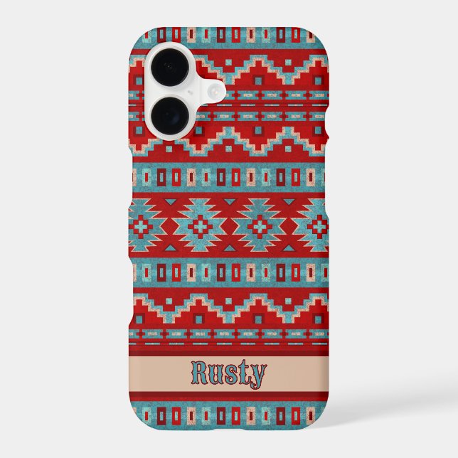  Southwest Mesas Geometric Pattern Personalized (Back)