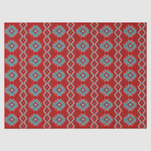 Southwest Mesas Red & Turquoise Tissue Paper