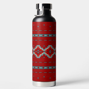 Southwest Mesas Red & Turquoise Water Bottle
