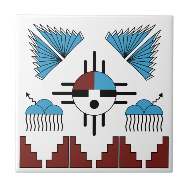 Southwest Native American Art Tile (Front)