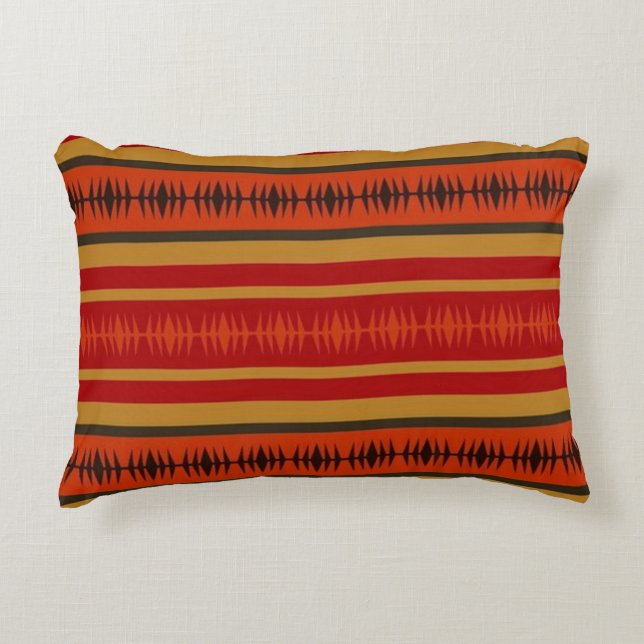 Southwest Native American Love Line Decorative Pillow (Front)