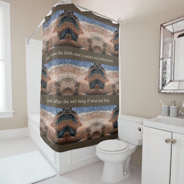 Southwest Native American Shower Curtain (In Situ)